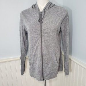 St. John’s BayActive Lightweight Grey Zipup Hoodie